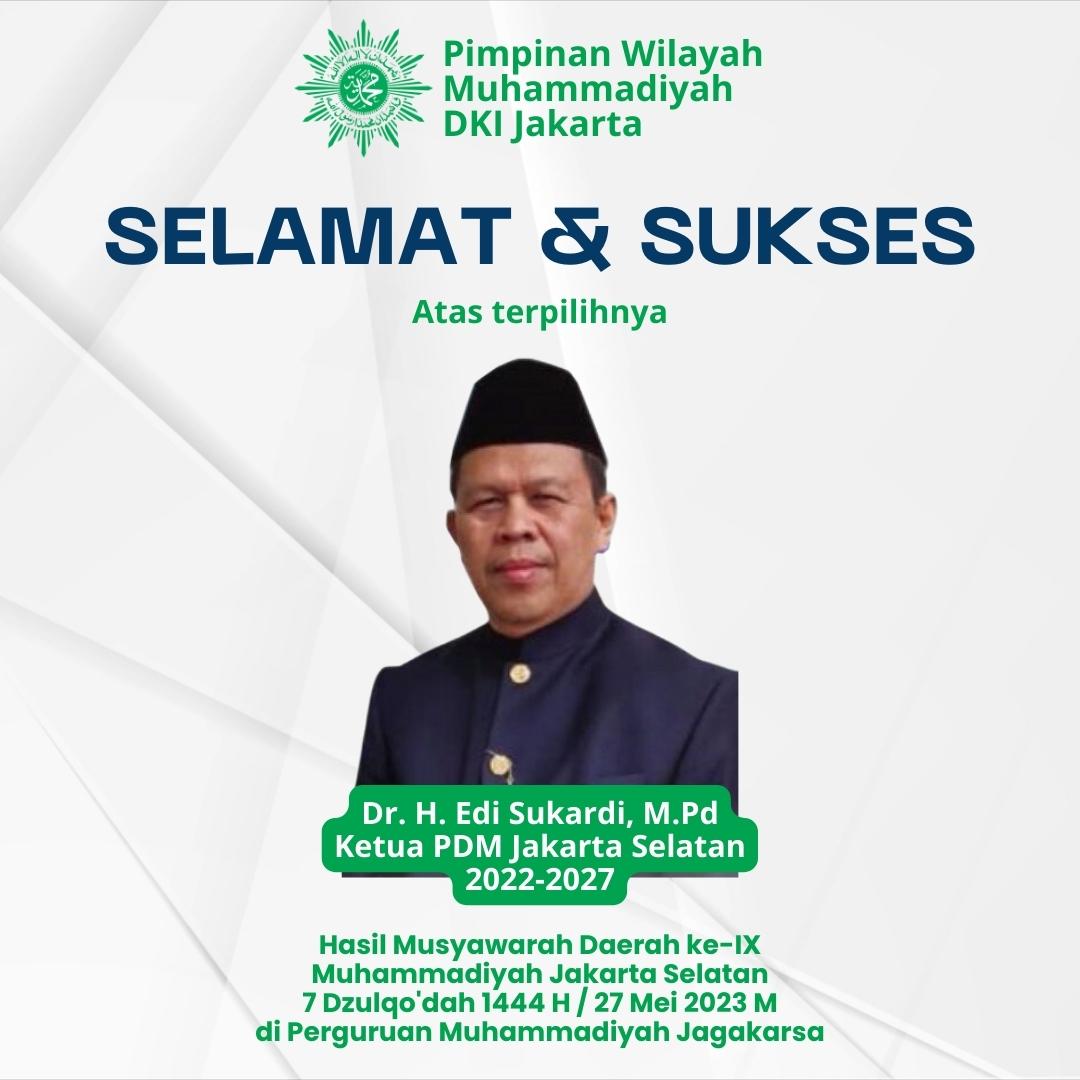 Rektor UMBARA Pimpin PDM Jakarta Selatan